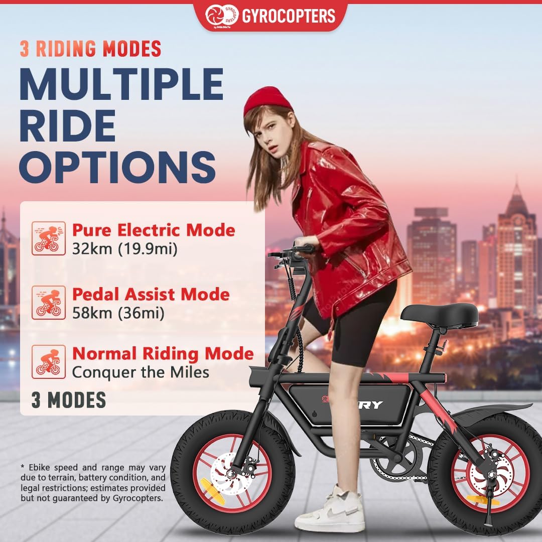 Gyrocopters Fury 3 Riding Modes