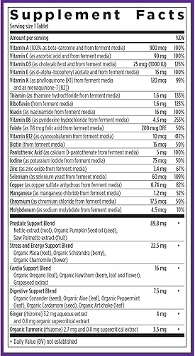 Miniatura 6 de Tabletas multivitamínicas para hombres de más de 40 años uso diario de New Chapter 370 1 1