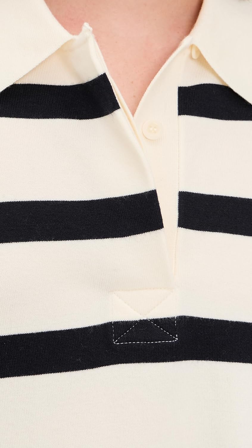 Jenni Kayne Women's Post Pullover Ivory and Navy Stripe