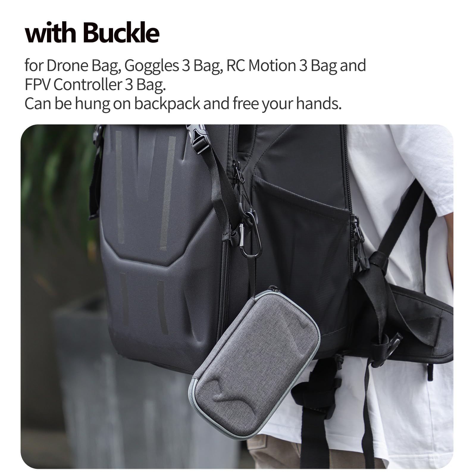 ZJRXM Tasche für DJI Goggles 3, Portable Tragetasche für DJI Avata 2 Goggles 3/2 und Zubehör