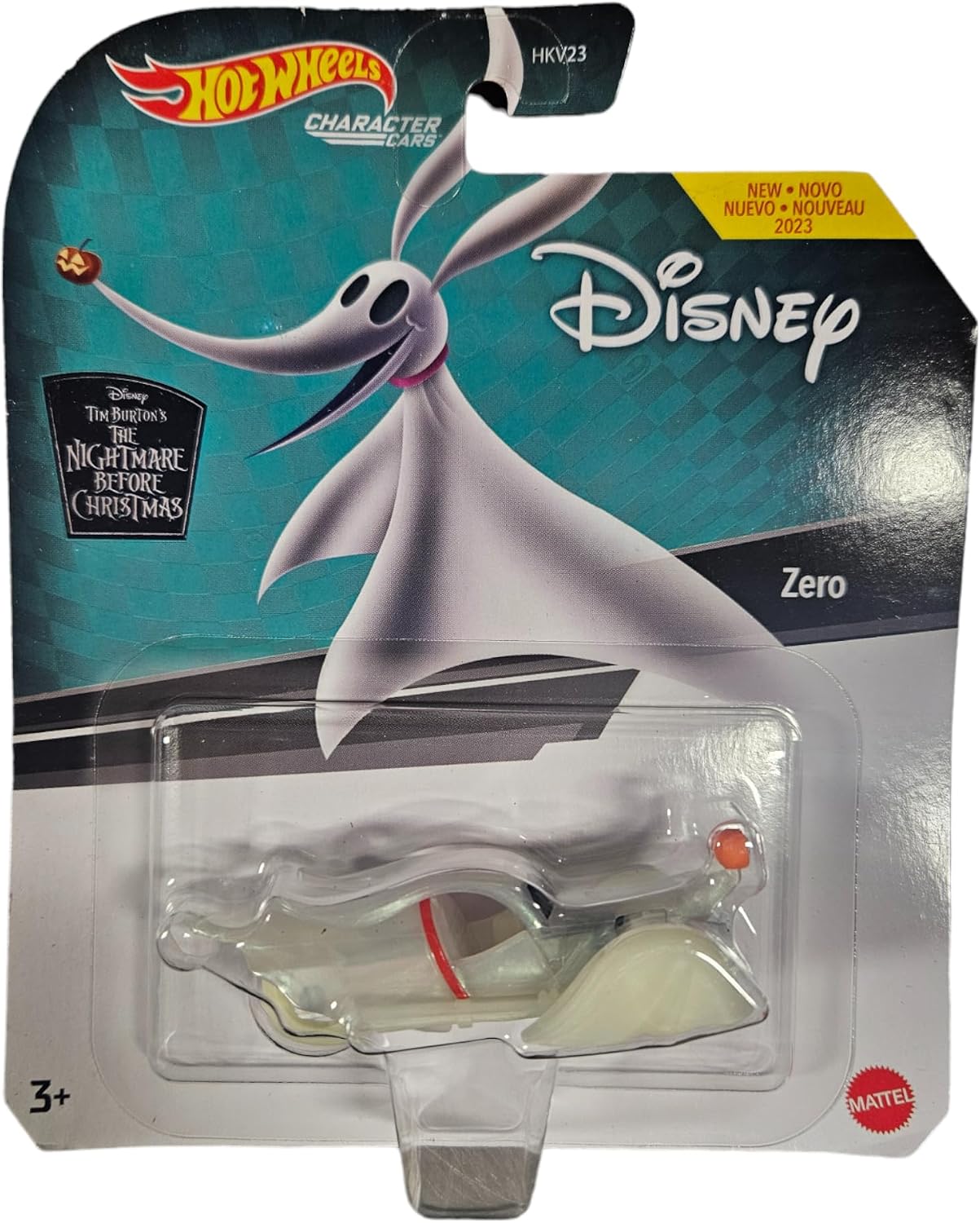 Hot Wheels Entertainment Character Cars Iconic Characters Reimagined 1:64 Scale. Featuring Zero Driver from Nightmare Before Christmas