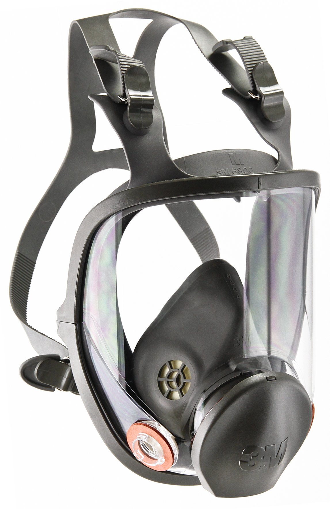 3M 7100015052 6900 Masque complet en silicone, taille L, noir / gris