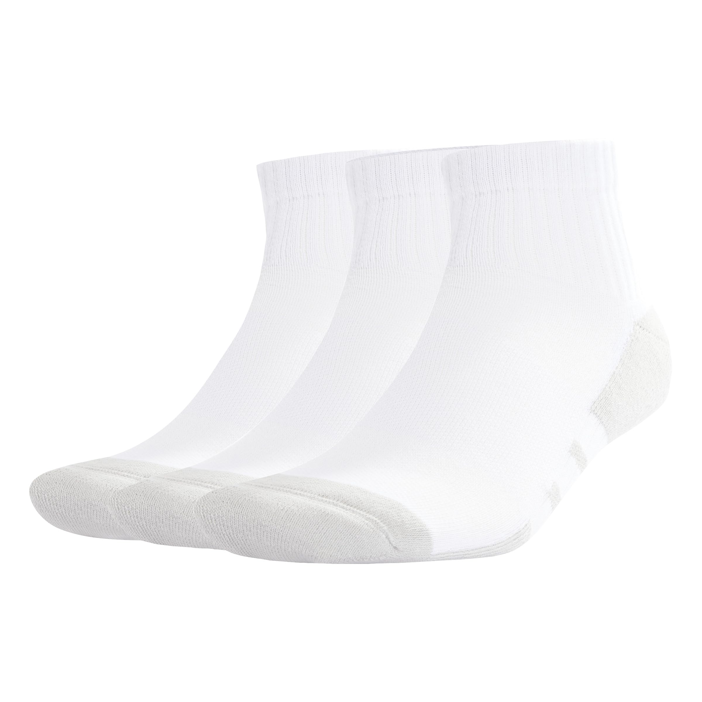 Adidas Unisex Blanc Football Socks Essentials Climacool Quarter (X3)