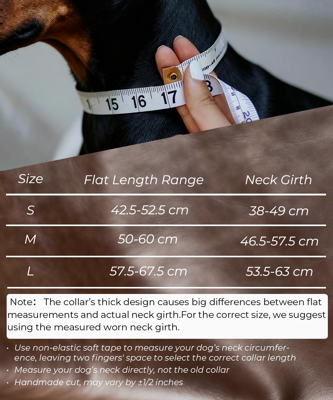 Collier Gros Chien, en Cuir Vrai de 5 cm de Largeur, Artisanal, Robuste, Doux, Luxueux, Attirant l'Œil : Le Meilleur Choix pour Les Races de Chiens de Grande et Moyenne Taille Vert M