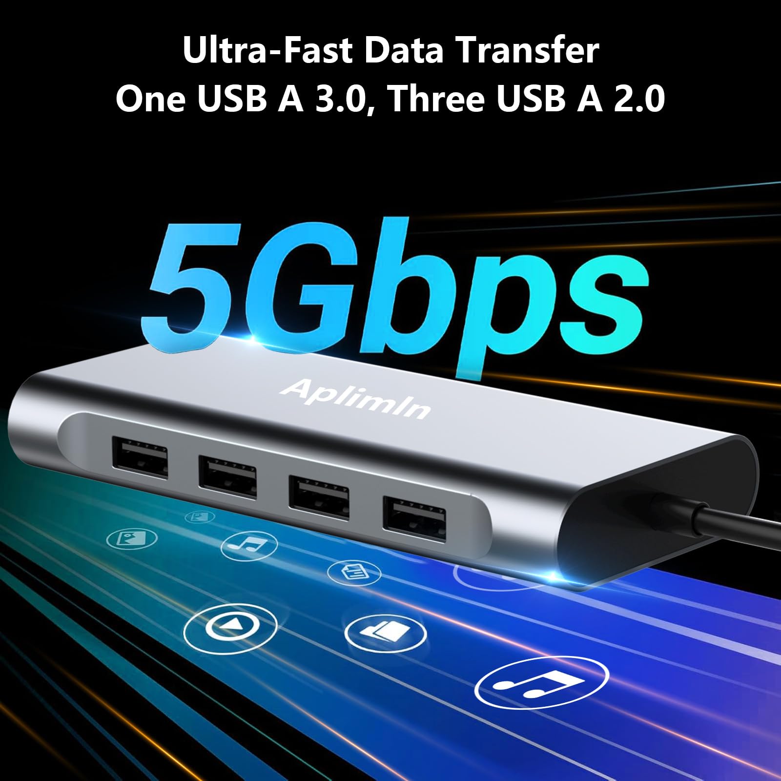 HUB USB C 11 In 1 - Docking Station Con HDMI 4K, VGA, Ethernet, PD 100W, Per MacBook, Surface E Altri - Foto 12