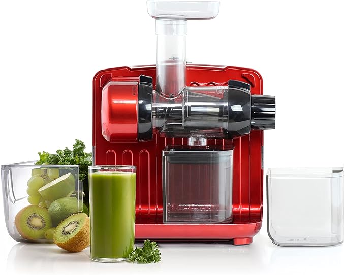 Omega Juicer JCUBE500RD Cold Press 365 Slow Masticating
