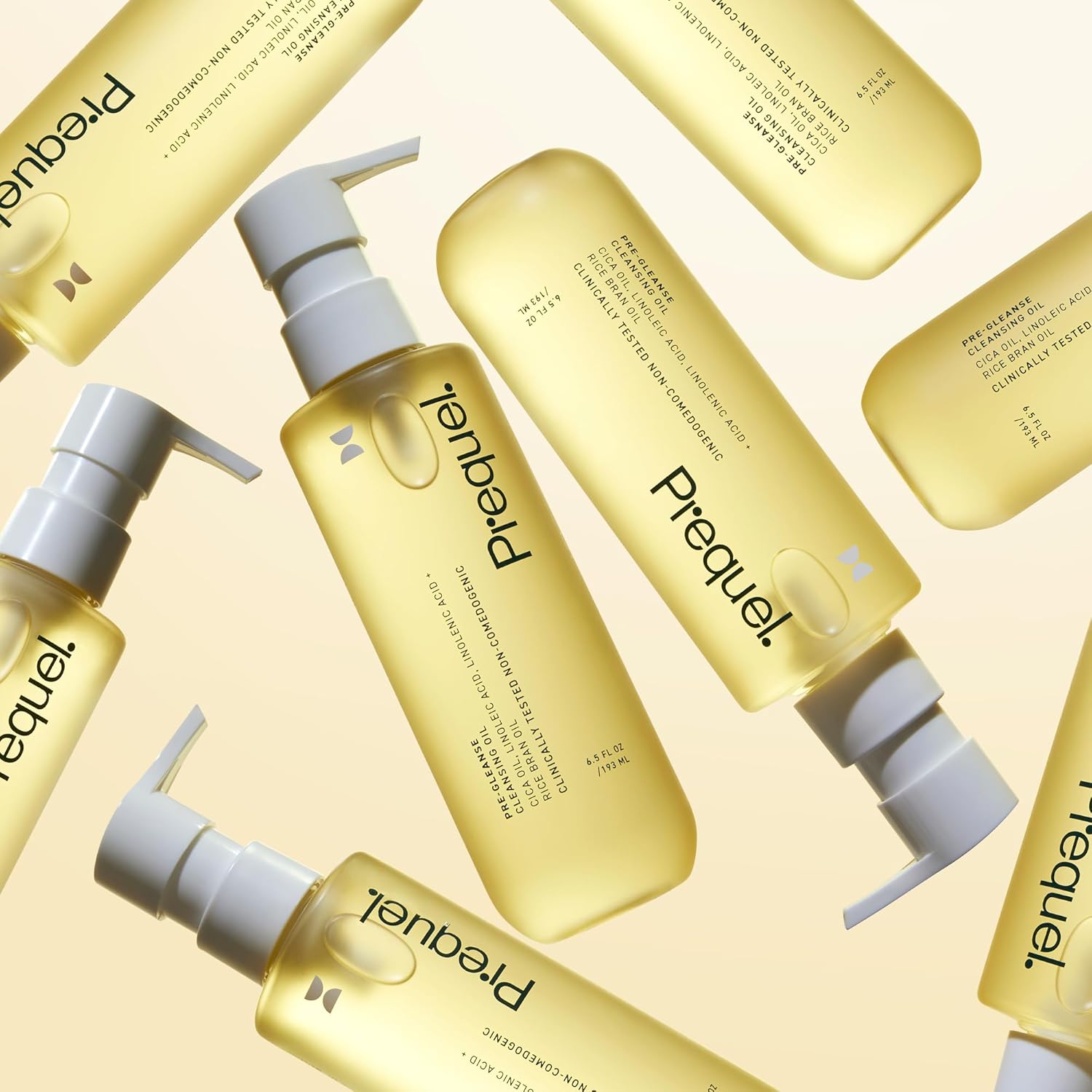 Prequel Skin Pre-Gleanse Oil Cleanser for Face. Double Cleansing Oil Skincare for Women with Cica and more. Non-Comedogenic Makeup Remover. Unscented Gentle Formula For All Skin Types. 6.5oz - Image 9