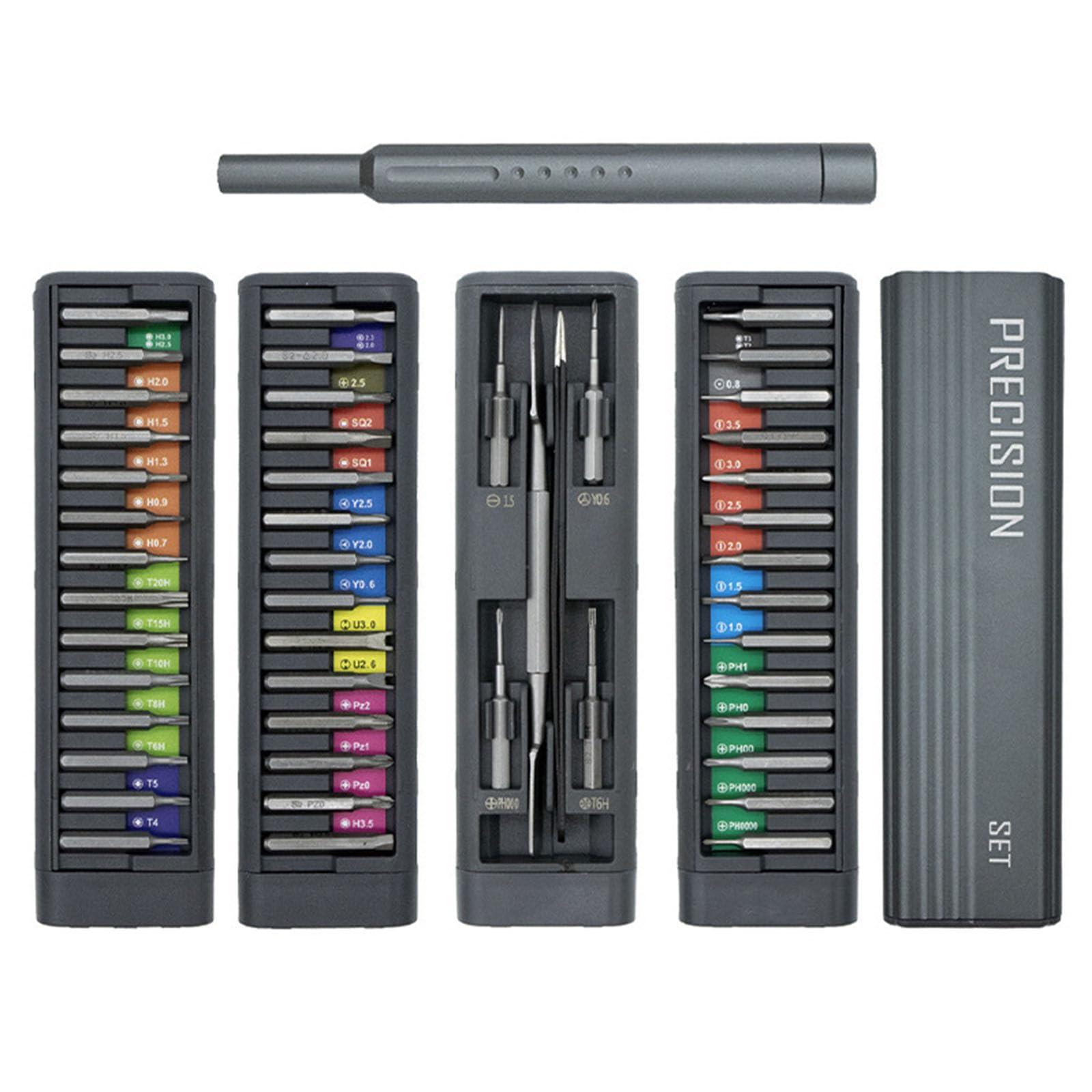Essential 49Piece Precisions Small Screwdriver Set for Technicians in Electronics and Craft Project Ergonomic Handle Screwdrivers
