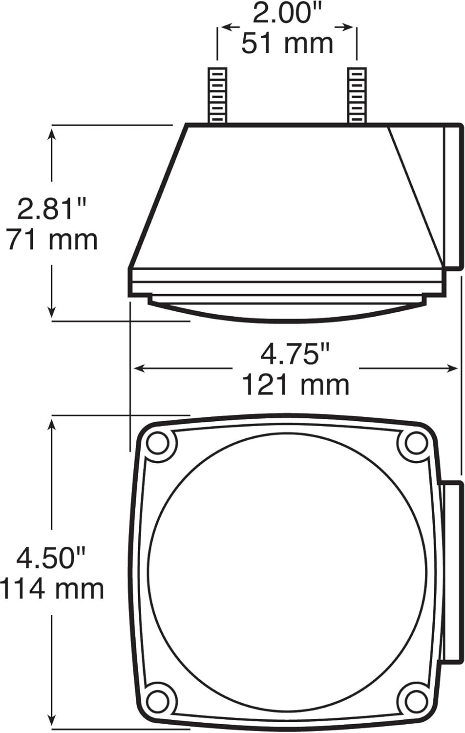 Pair of Peterson Stop-Turn-Tail Lights for Trucks, Trailers, RVs, 440 & 440L