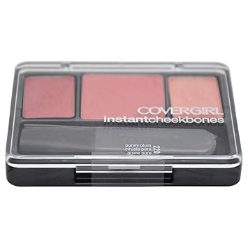 CoverGirl Instant Cheekbones Contouring Blush Purely Plum 220, 0.29 Ounce Pan