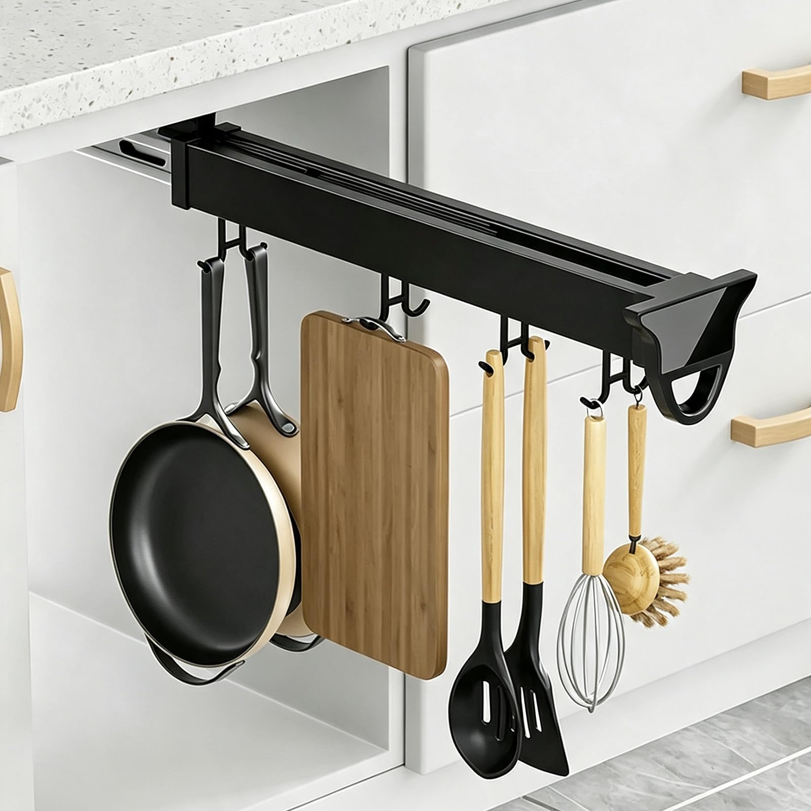 Organizador Colgante Multifuncional Extraíble, Percha Extensible