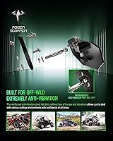 Vista 6 de POISON SCORPION Espejo retrovisor UTV, Maverick X3 CNC Centro Espejo Retrovisor Accesorios 13356-12533 Compatible con Maverick X3 XRS XDS Max Turbo