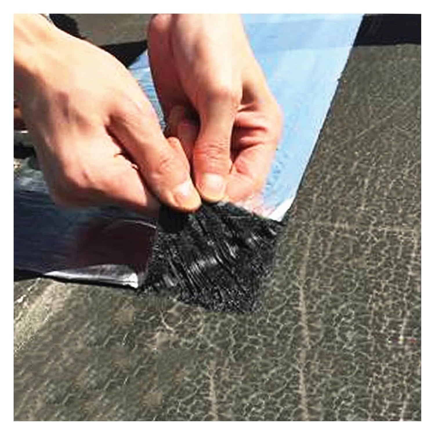 Waterproof Roof Repair Tape Self Adhesive Butyl Sealant Strip Aluminum Foil Tape for Window Sill Gap Leak Fix Heat Insulation