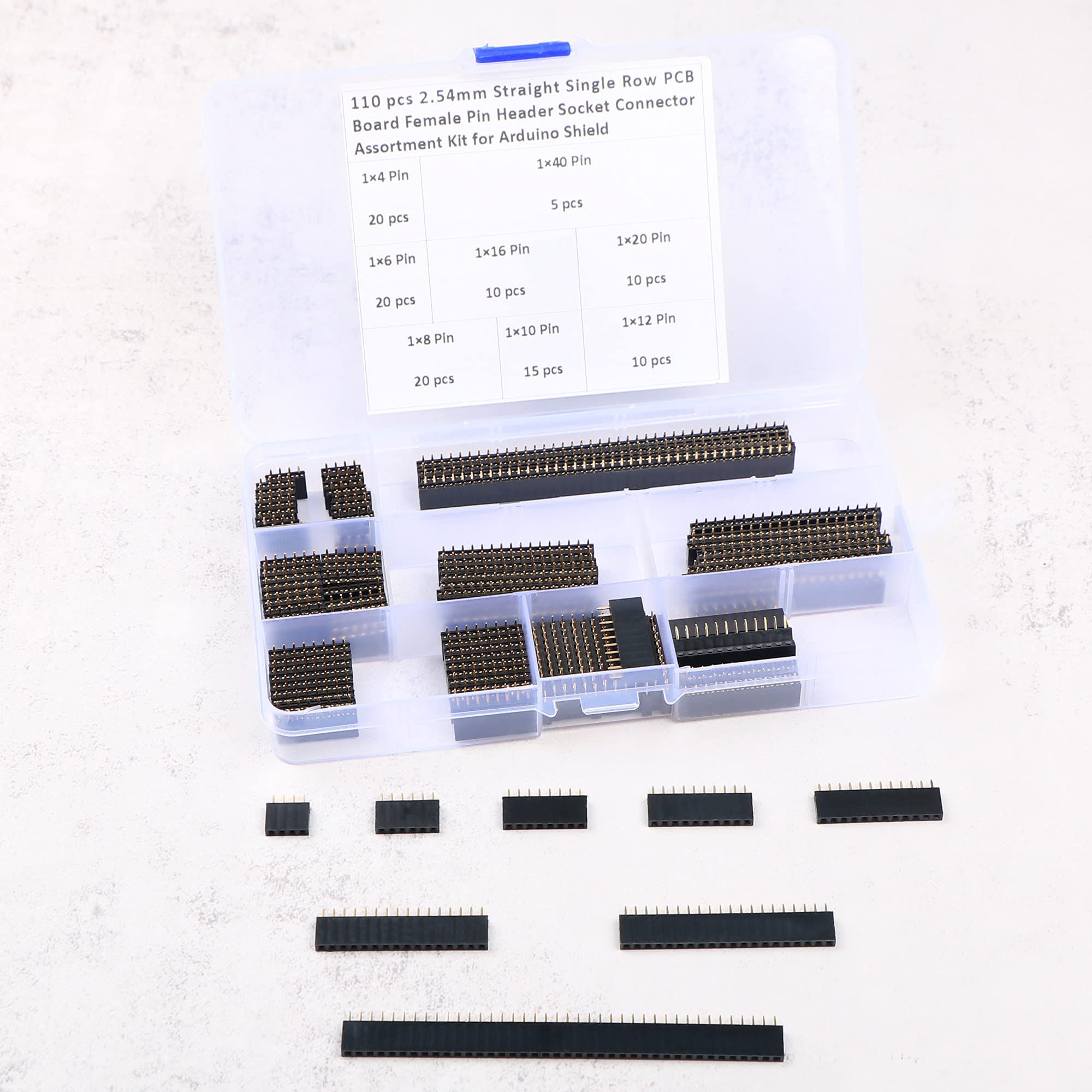 Header Stackable Long Legs 2.54mm Connector | rocks