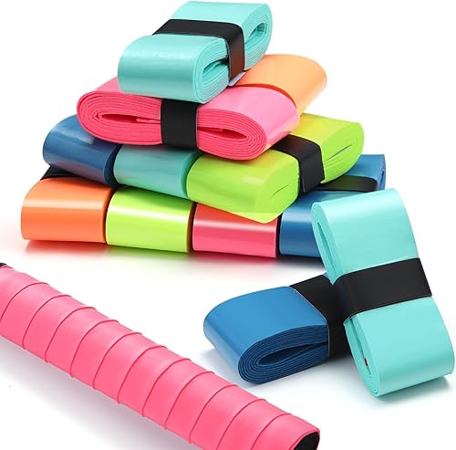 Jadive Cinta de agarre de raqueta de tenis, antideslizante, overgrips de tenis, cinta absorbente de agarre de bádminton para cañas de pesca de