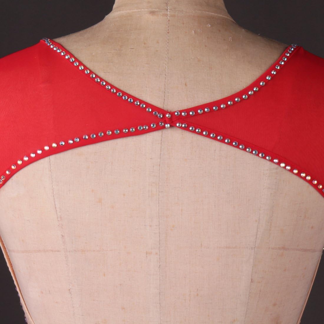 Draped ice Skating Dresses for Women