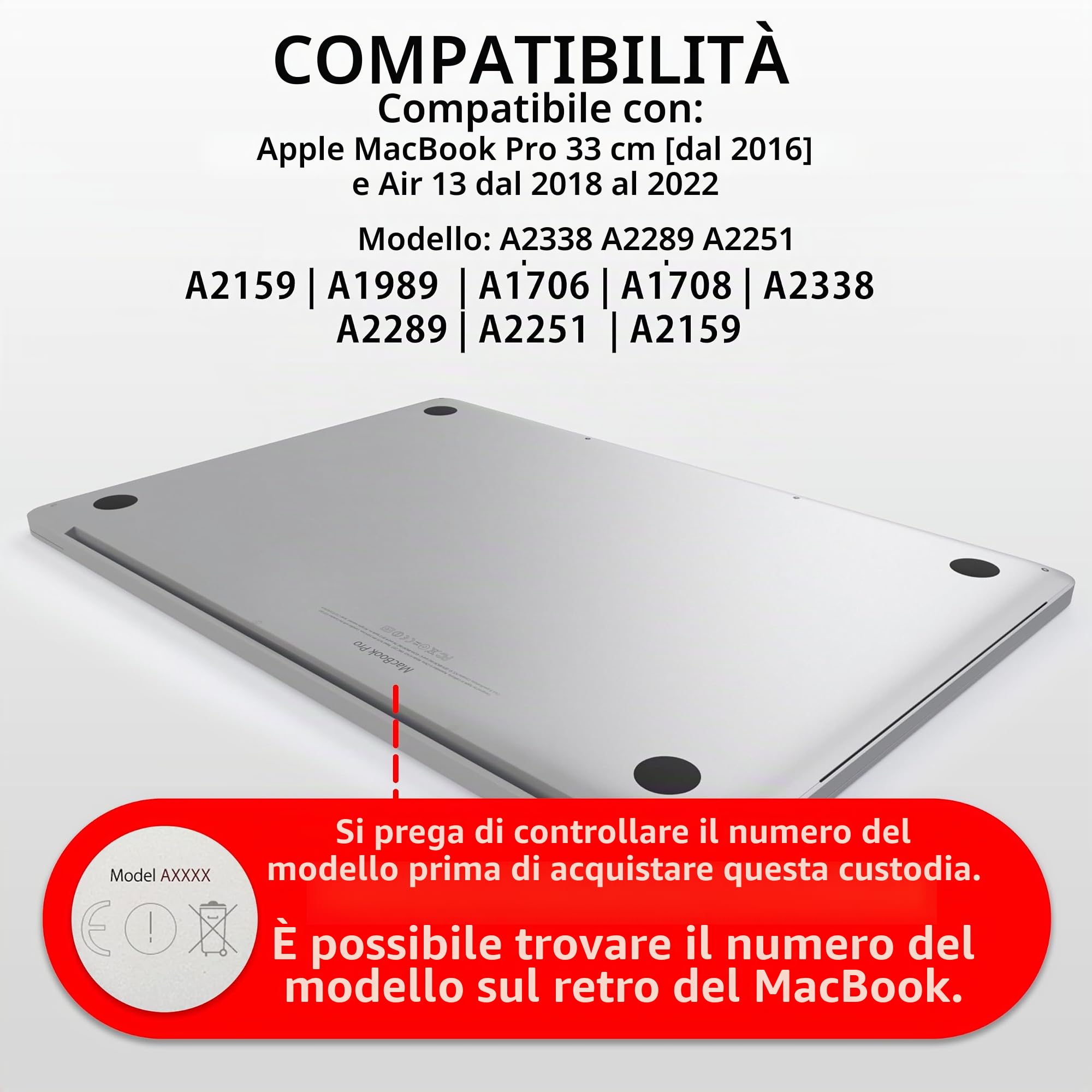 MyGadget Pellicola Protettiva Mate Schermo per Apple MacBook Air 13 Pollici 2018-2021 | Pro 13" 2016-2022 M1 M2 - Film Antiriflesso Proteggi Display Opaca