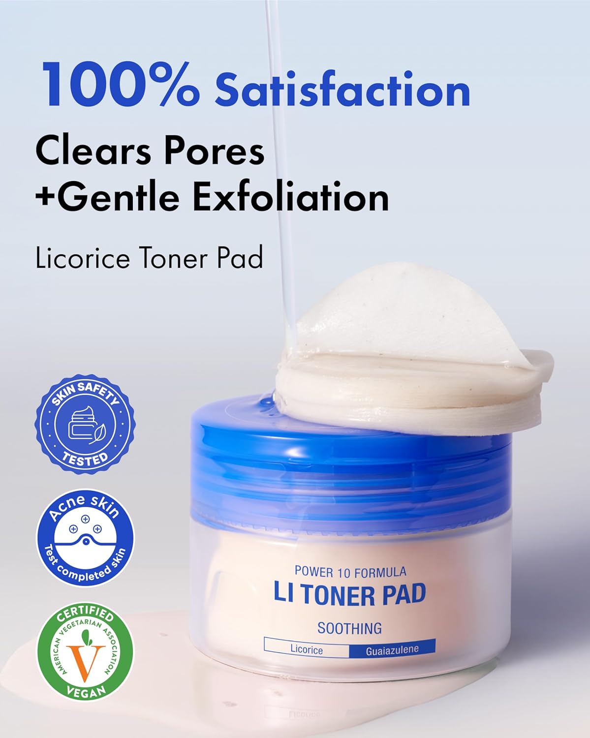 It'S SKIN Power 10 Formula LI Toner Pad 60EA - Image 4