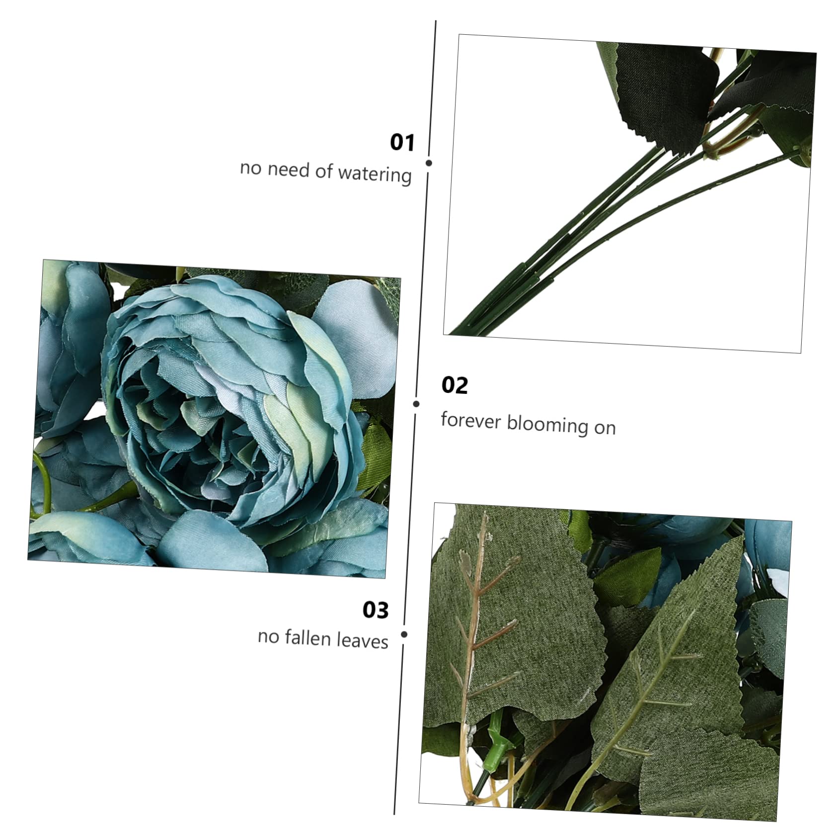 TOPBATHY 6stücke Künstliche Pfingstrosen Blumenstrauß Hochzeit Dekoration Stilvolle Heimaccessoires Für Hochzeiten Und Fotorequisiten Langlebig Und Pflegeleicht