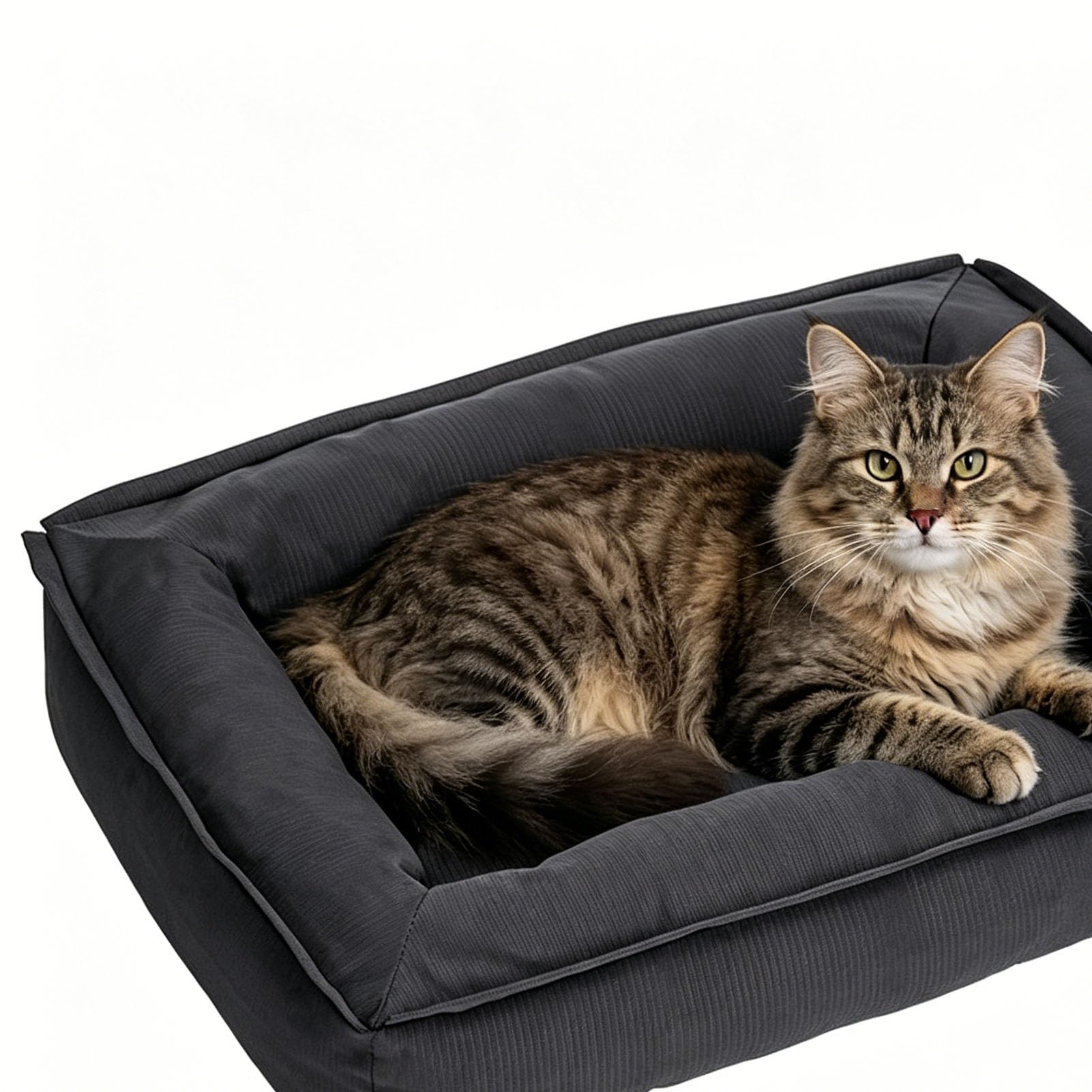 Pssopp Katzenbett-Hängematte, Hundekühlbett, Weiches und Bequemes Haustier-Katzenbett, Sofazubehör, Hundebox-Auflage, Couch für den Heimgebrauch, Hundezubehör (75 x 58 x 13 cm/29,53 22,83 5,12