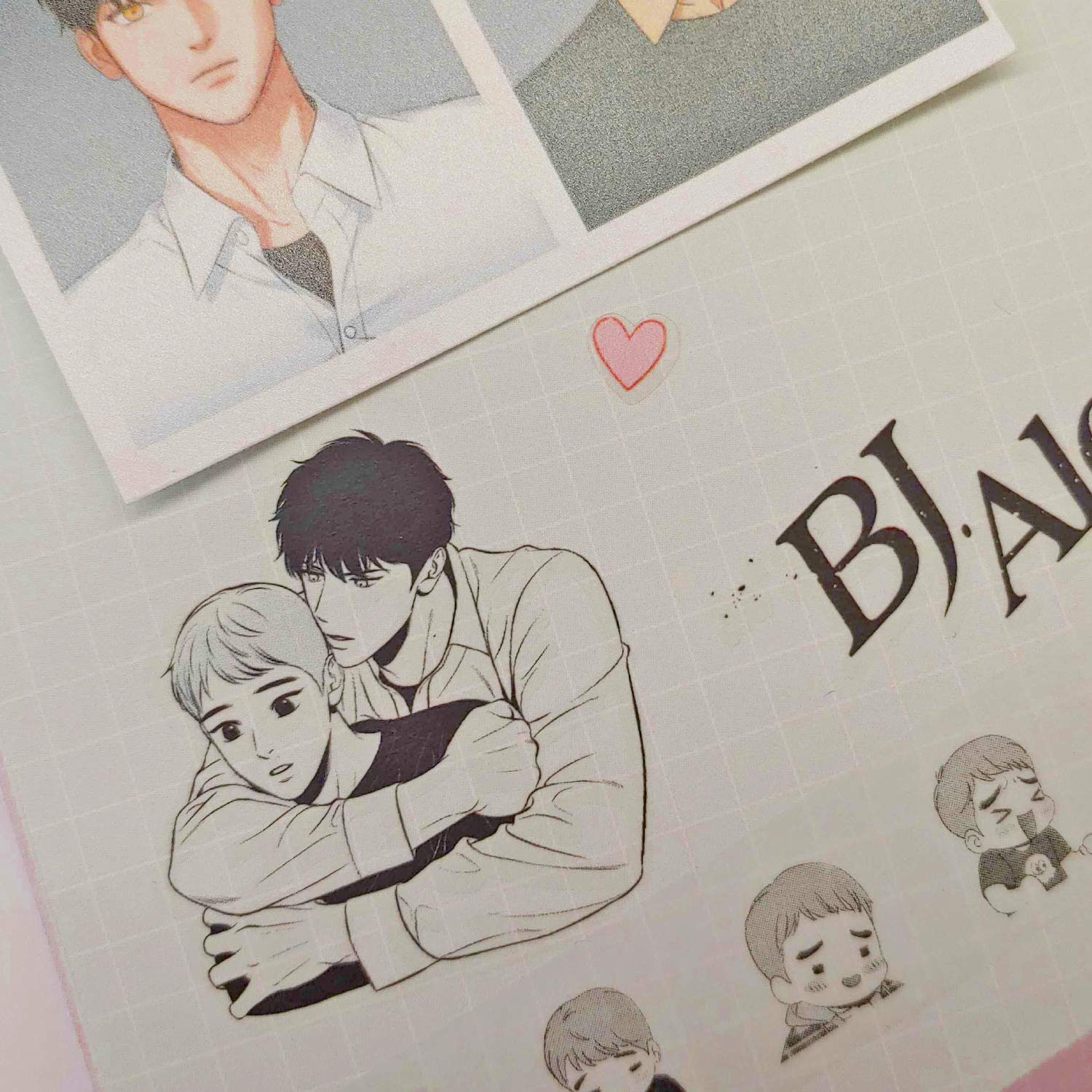 直筆サイン本　BJ Alex 3巻 レジン　ベルトゥーン　BL 韓国　ジンクス Amazon.com : [LEZHIN] [BJ Alex] Temporary Tattoo Stickers