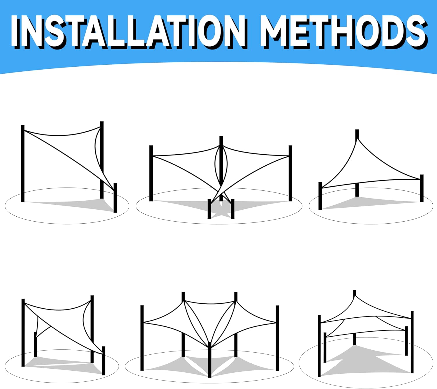 Amgo Custom Size Triangle Sun Shade Sail Order to Make Canopy Awning AGSLR, 200GSM Heavy Duty, 95% UV Blockage, Water & Air Permeable, Commercial and Residential (We Make Custom Size)