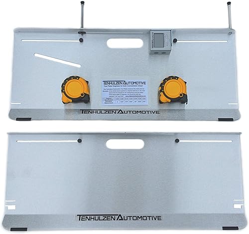 Miniatura 1 de Tenhulzen Automotive - Herramienta de alineación de 2 ruedas  Todo-en-uno InclinaciónRuedaPlaca saliente  Fabricado en Estados Unidos