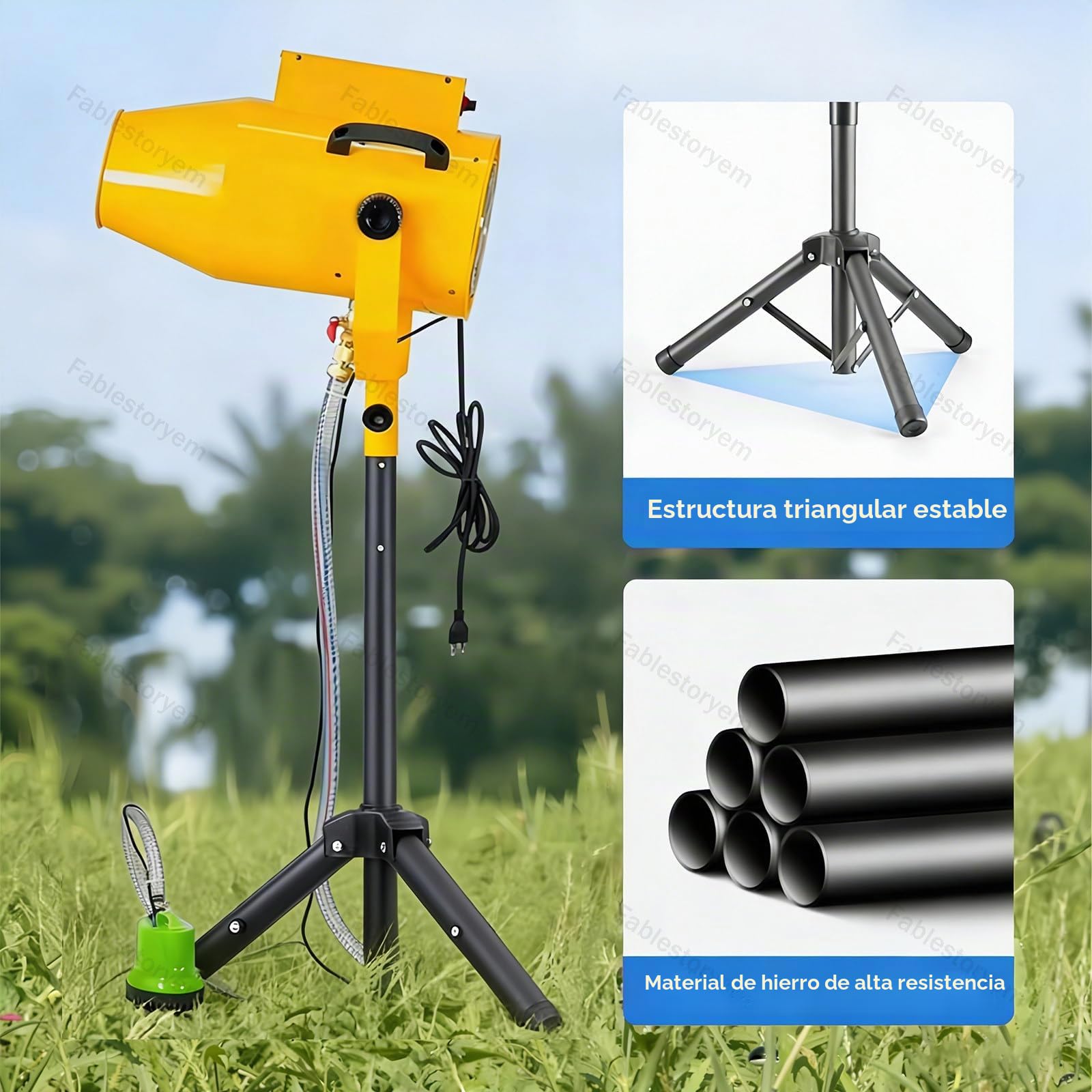 Máquina de Espuma de 1200W, Cañón de Espuma, Máquina de Burbujas para Efectos Escénicos, Máquina de Efectos de Espuma a Chorro, para Festivales de Música, Fiestas al Aire Libre, Barra Libre