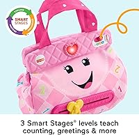 Vista 3 de Fisher-Price Laugh & Learn My Smart Purse, rosa, juguete musical para bebé