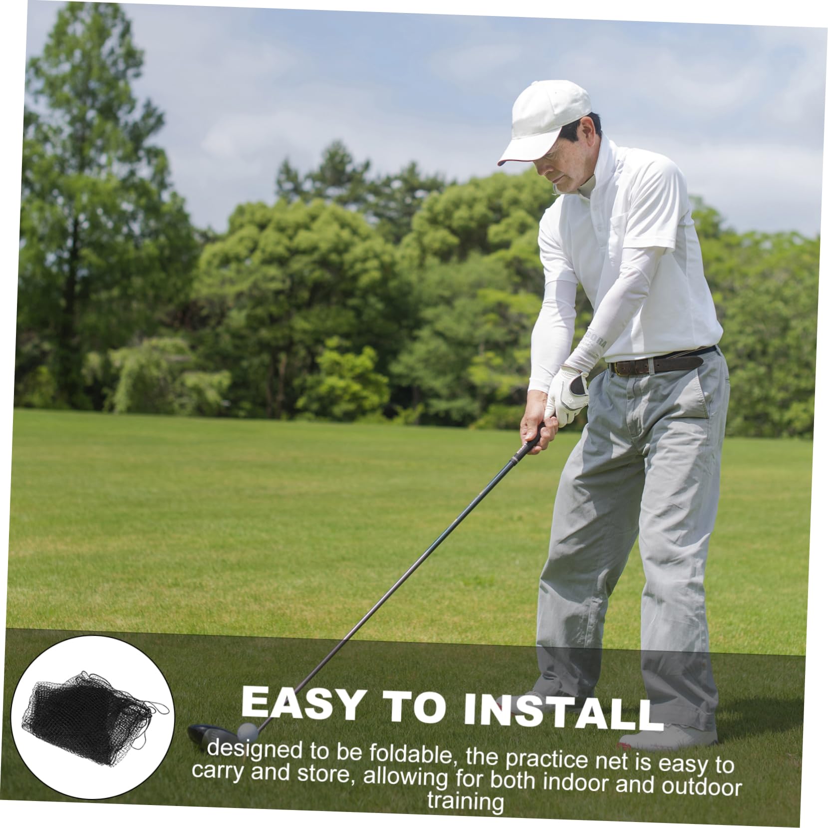 SUPVOX Práctica De Bádminton Resistente Plegable para Golf y Deportes Múltiples