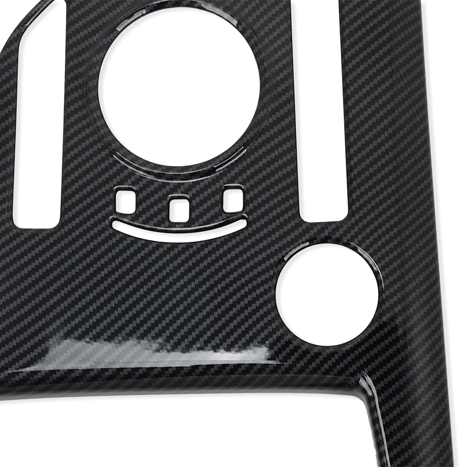 Kadore for 2023-2025 Kia NIRO EV Gear Shift Panel Cover - Carbon Fiber Style Interior Trim | Electronic Console Upgrade Accessory LHD