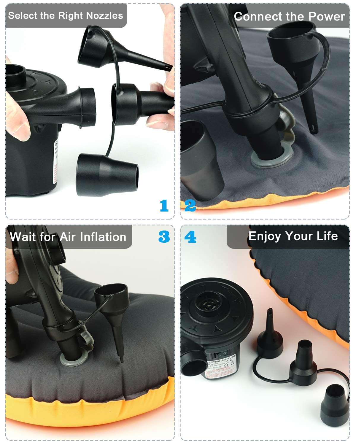 Buy ESmarter Electric Pump for Paddling Pool, 220240V/150W Electric