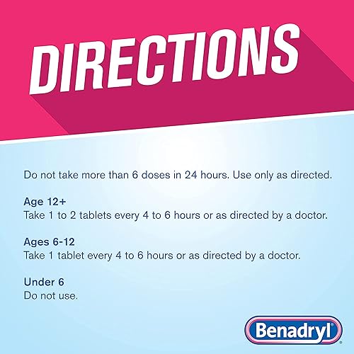 Miniatura 7 de Benadryl 20201 Ultratabs Allergy, paquete de 24