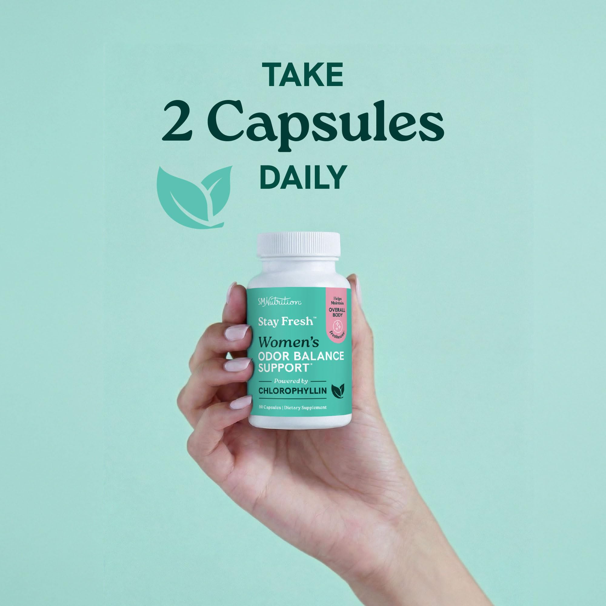 Stay Fresh™ Chlorophyll Capsules for Women, Body Deodorizing Supplement — Amazon image 8