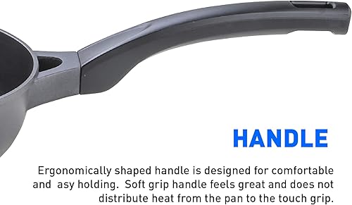 Miniatura 5 de EasyGoProducts Black Flip 11" - Sartén para freír con revestimiento antiadherente de 3 capas - Sin PFOA pendiente de patente