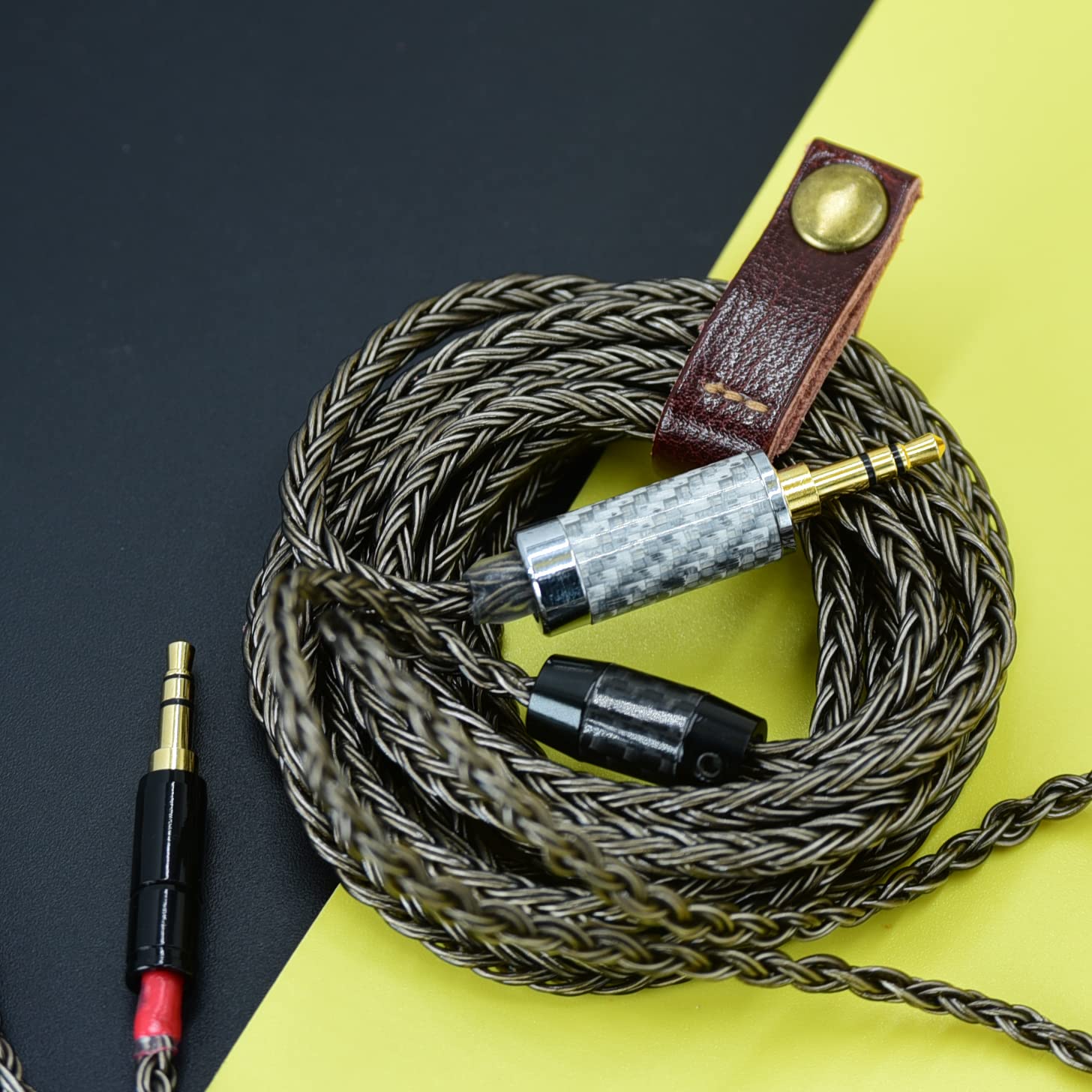 Arklove Replacement Cable Compatible HE4XX HE-400i Headphones 3.5mm / 6.35mm to Dual 3.5mm Jack Male Cord for hifiman Ananda sundara he1000se he6se he400 z7m2 (1.2m(3.94ft))