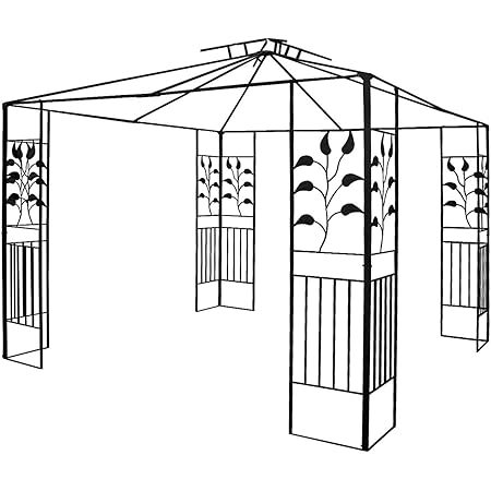 Amazon De Pavillon Ersatz Gestell Metall 64103 Ohne Dach Pavillon Gestell 3x3