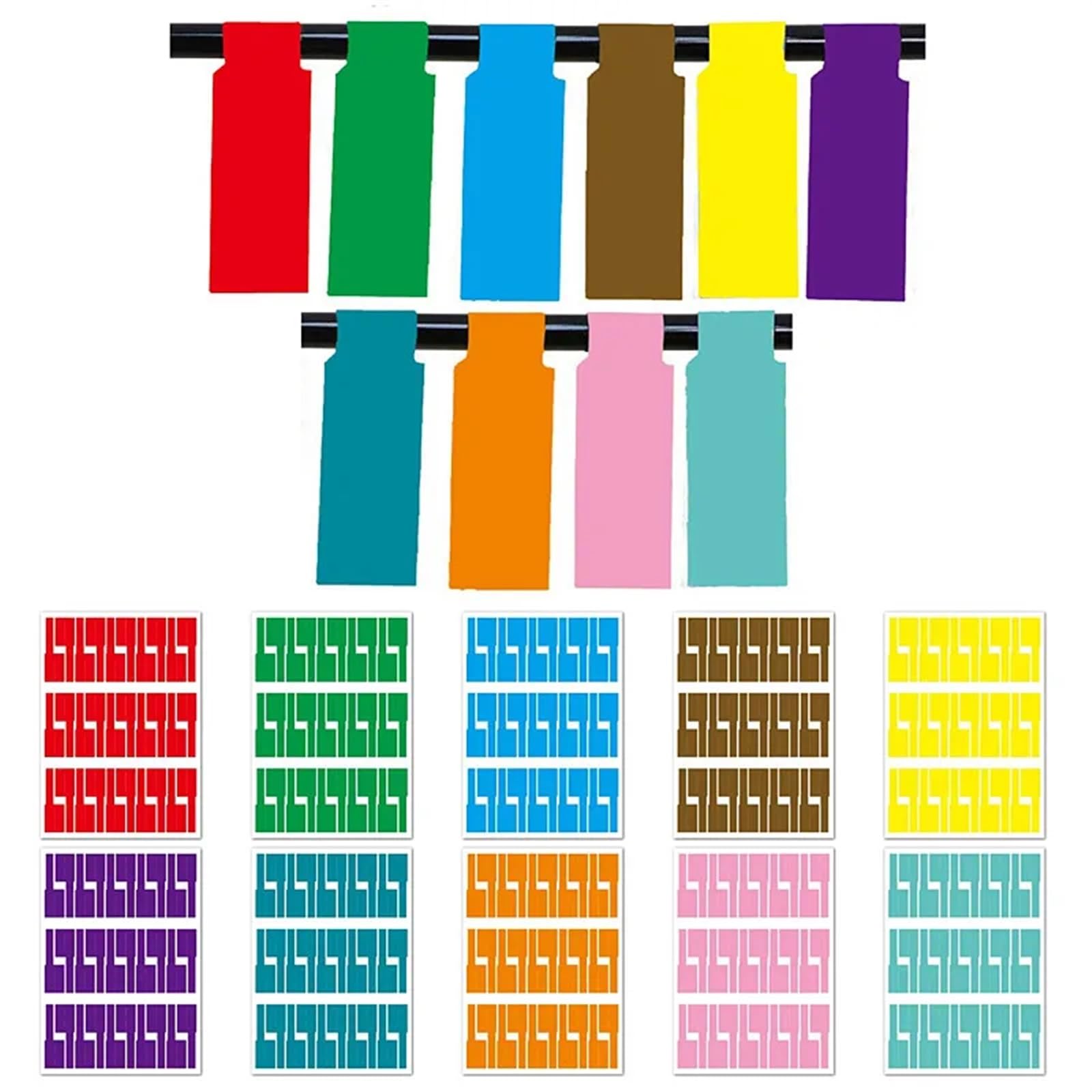 Etiquetado de cables, 150 uds/5 hojas etiquetas de Cable Red marcado cables impresora impermeable organizador pegatinas etiqueta autoadhesiva A4