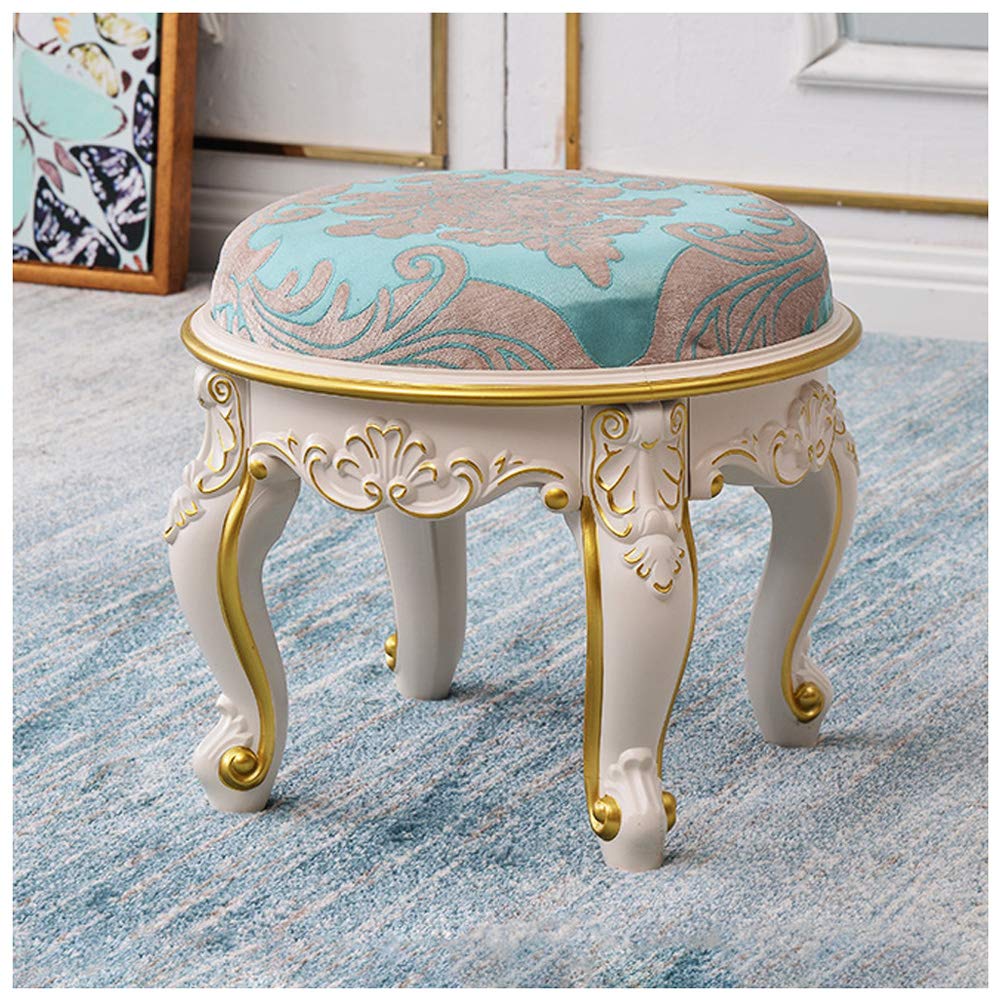 Repose-pieds rond en bois vintage : dites adieu au mal de dos pour vous chausser au salon