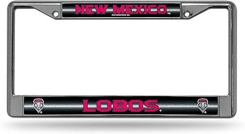 Miniatura 150 de Rico Industries NCAA 12 x 6 pulgadas, accesorio de automóvil cromado plateado brillante para automóvil/camión/SUV