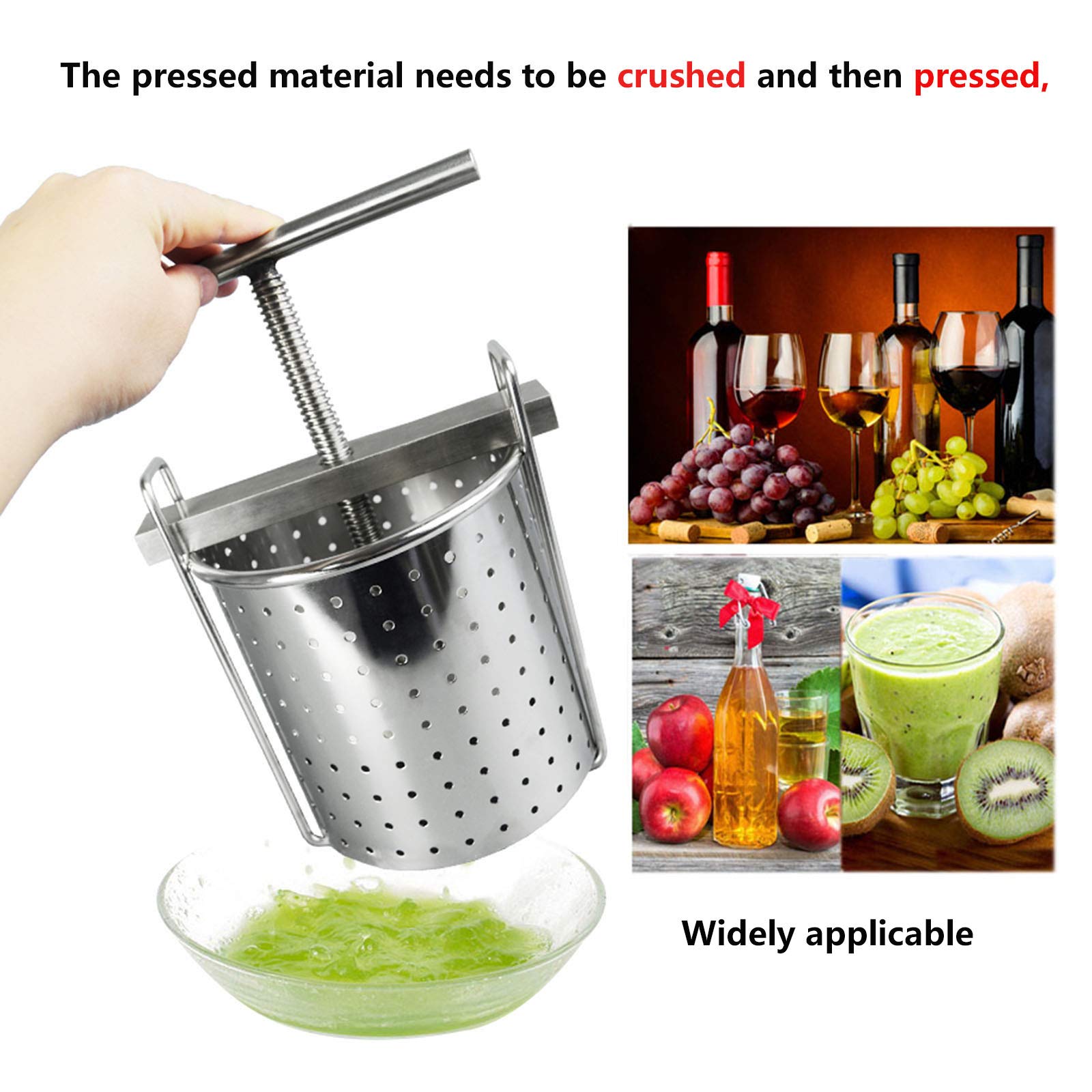 Amazon | スクイーザー、多機能手動ジューサー、蜜を絞り器