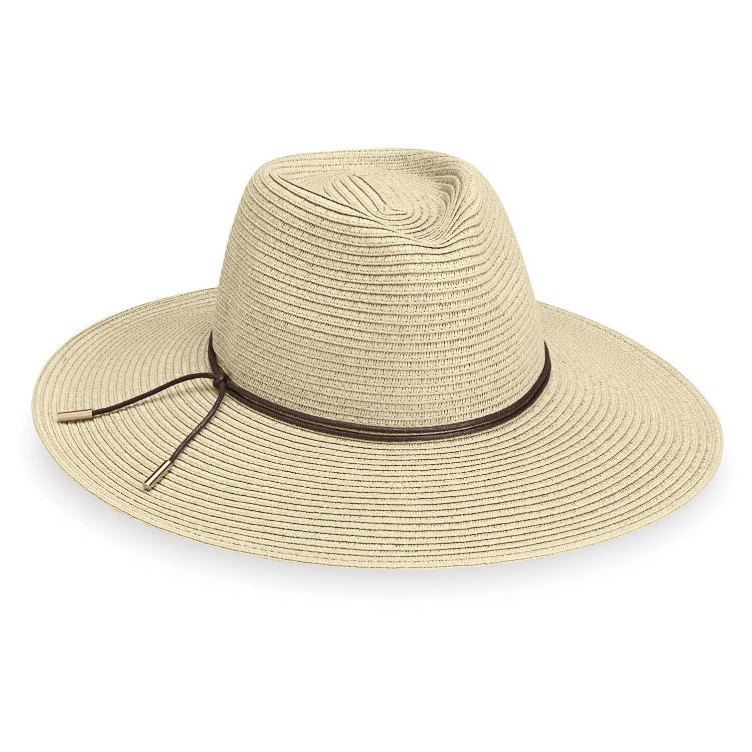 Wallaroo Hat Company Women’s Monetecito Fedora – UPF 50+ UV Protection, Wide Brim, Medium Size, Packable, Adjustable Sun Hat