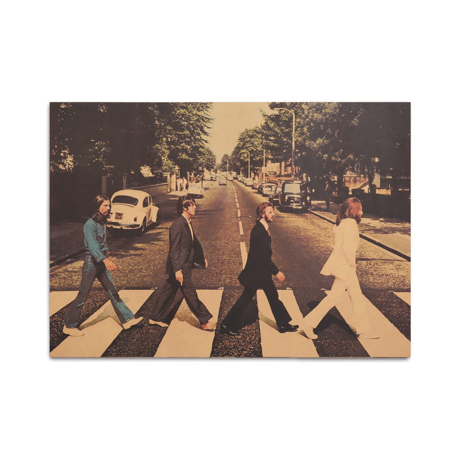 Buy Classic The Beatles Poster Abby Road Beatles Gifts 14 x 20 Inch Kraft Paper Rock Posters