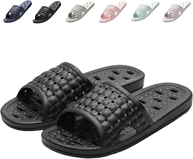 Amazon.com | COZYAREA Shower Shoes Quick Dry Non-Slip Bathroom Slippers ...