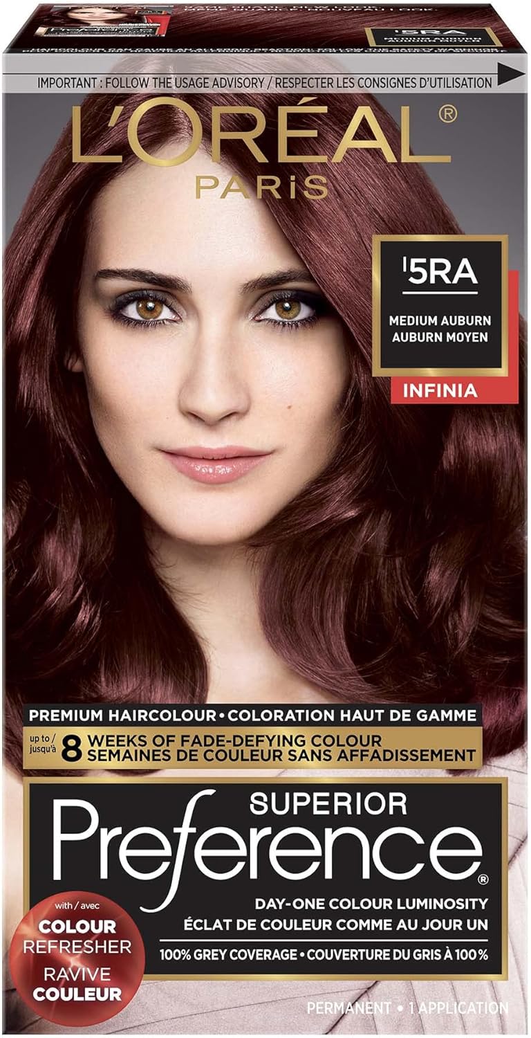 L'Oreal Paris Superieur Preference Infinia Permanent Hair Color, 5RA