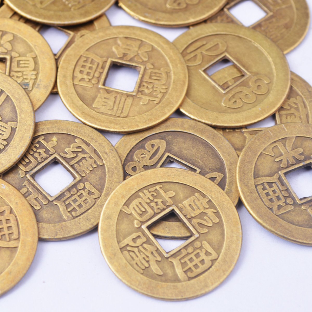 Pièce de Monnaie Feng Shui Éliminer le Stress Quotidien Lot de 20 I-Ching