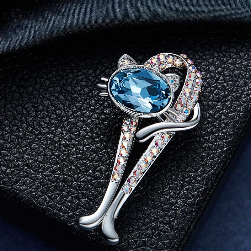 Broche de dessin animé en cristal chic accessoire écharpe - 4