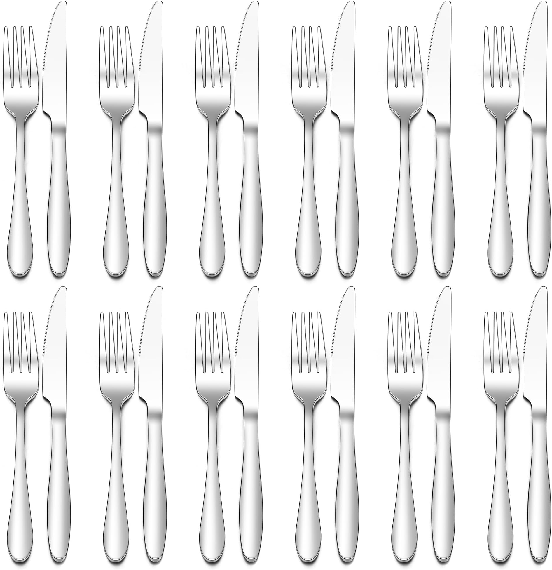 16Pcs Schwarz Geschirr Set 18/10 Edelstahl Besteck Besteck Küche