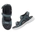 FUEL Combat-03 Breathable, Shock-Absorbing Sports Sandals for Men Adjustable Velcro with Grip Sole (Olive,9UK) gallery image