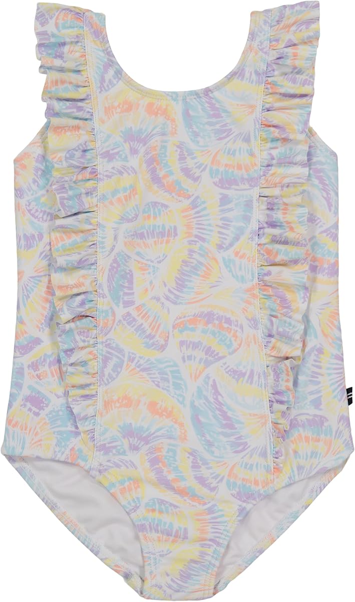 Nautica Girls One-Piece Swimsuit with UPF 50+ Sun Protection, Quick Drying Bathing Suit